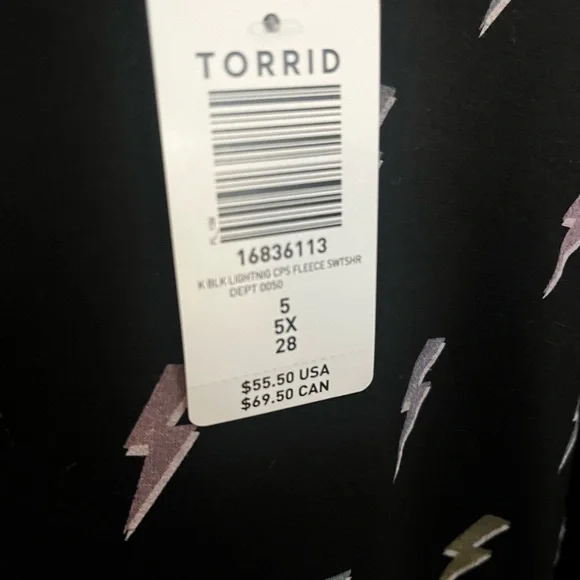 Torrid lightning bolt sweatshirt - Picture 2 of 5